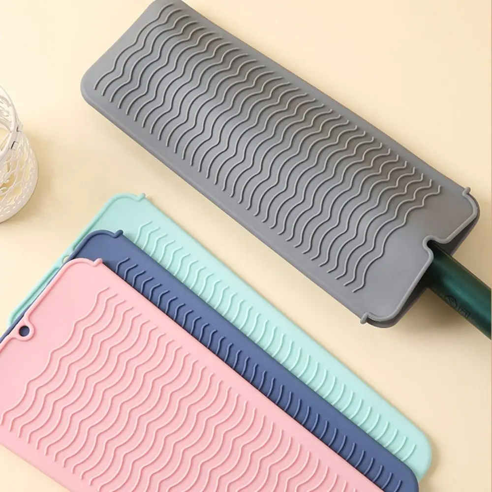 

Антистатические щипцы для завивки волос с защитой от ожогов, подогреваемый рукав, Подогреваемая подушечка с магнитной силиконовой сумкой для хранения выпрямителя волос