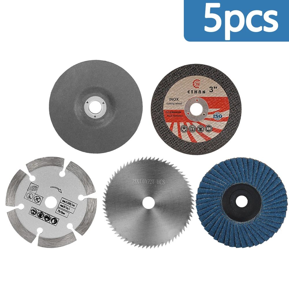 

Наборы дисков SI FANG для угловой шлифовальной машины 5/10 шт., 75 мм