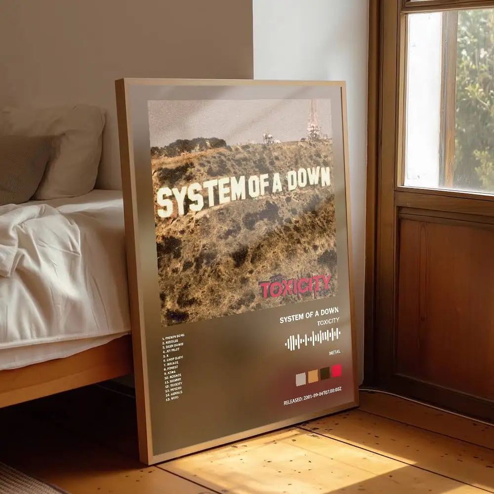 

System Of A Down наклейка на стену