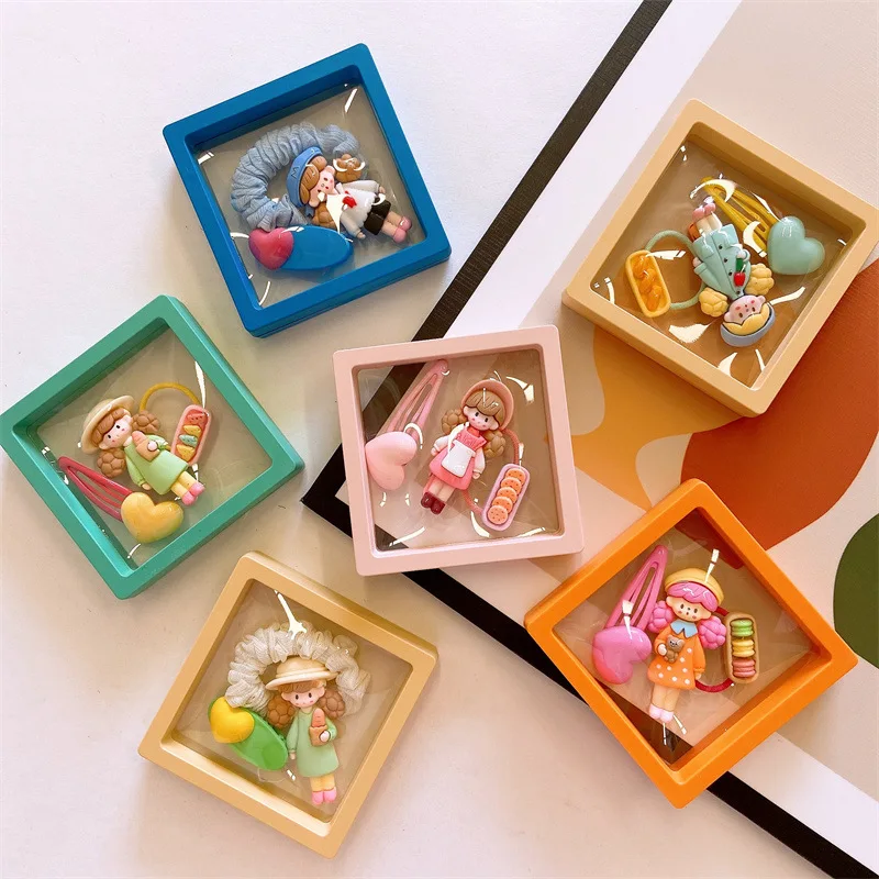 

Детские аксессуары для волос для девочек корейские милые заколки для волос для девочек заколки для волос 2/3 шт./комплект Детские заколки для...