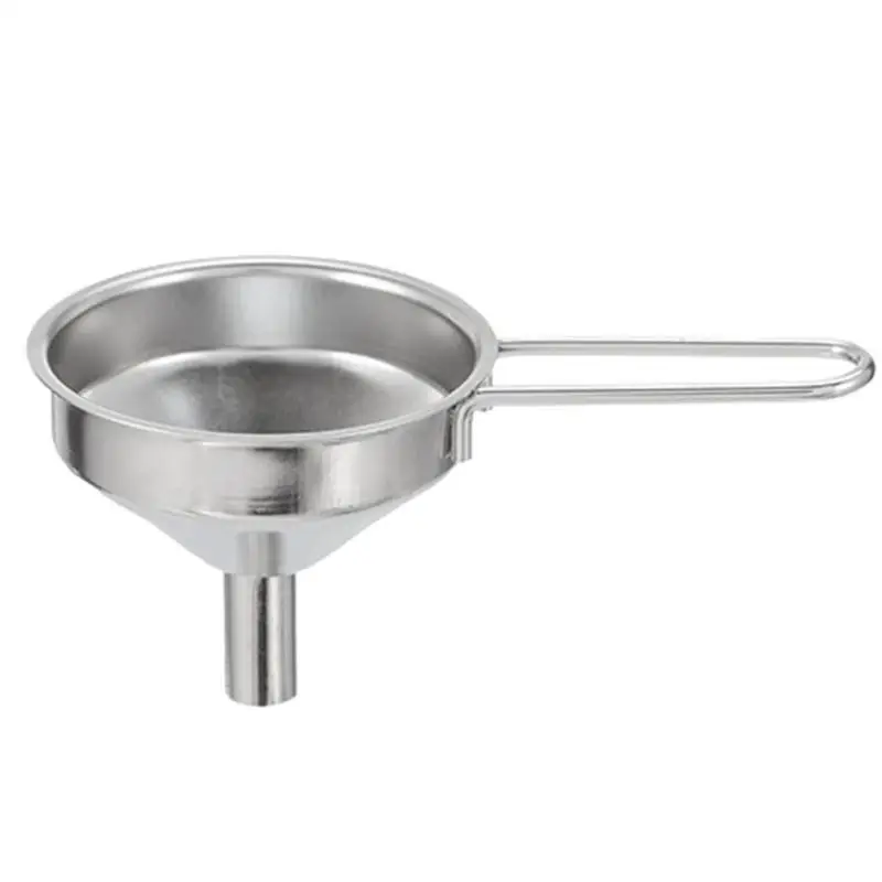 

Stainless Steel Funnel Kitchen Oil Liquid Funnel Metal Funnel With Detachable Filter Wide Mouth Funnel For Canning Kitchen Tools