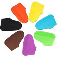 2022 waterproof shoe cover silicone material unisex shoes protectors rain boots for outdoor rainy silicone outdoor shoe cover