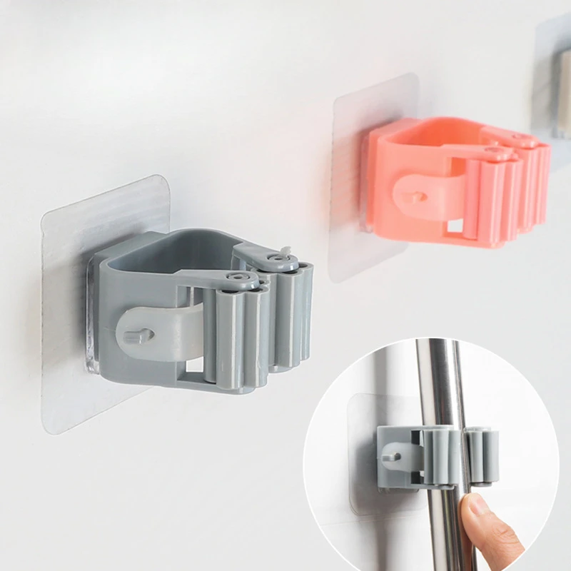 Настенный органайзер для швабры 4 шт. настенный водонепроницаемый держатель