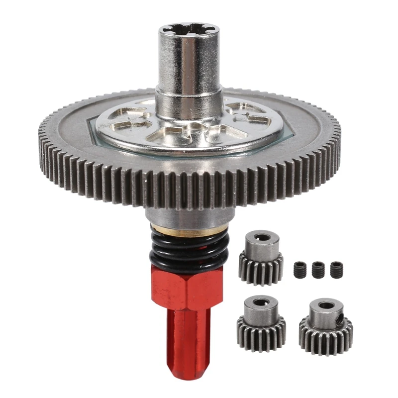 

1 Set 91T Spur Gear Slipper Clutch 21T 19T 17T Gear Set For Arrma 1/10 Senton Granite Big Rock Vorteks Typhon 4X4 Kits Red