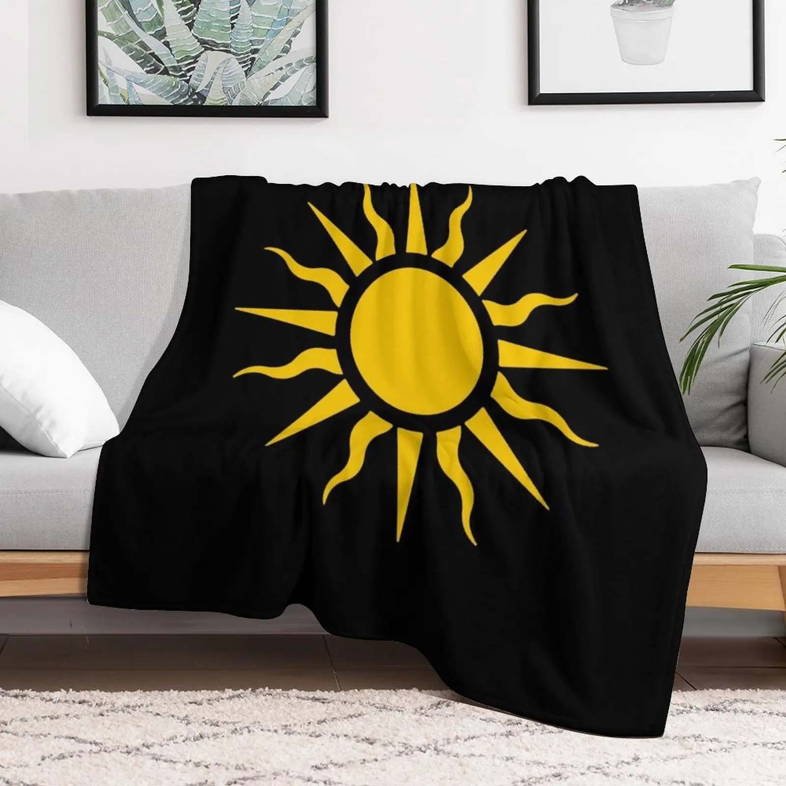 Одеяло The Great Sun of Nilfgaard (золото) для волос роскошные одеяла на заказ