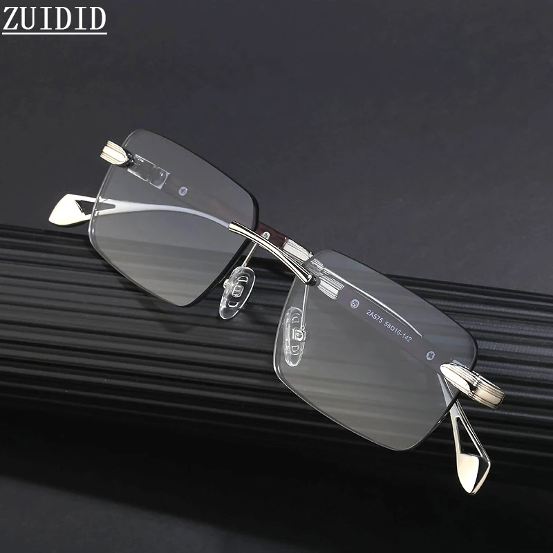 

2023 Retro Sunglasses For Men Rimless Rectangle Luxury Sunglasses Women Vintage Shades Wholesale Lunette De Soleil Homme Lentes