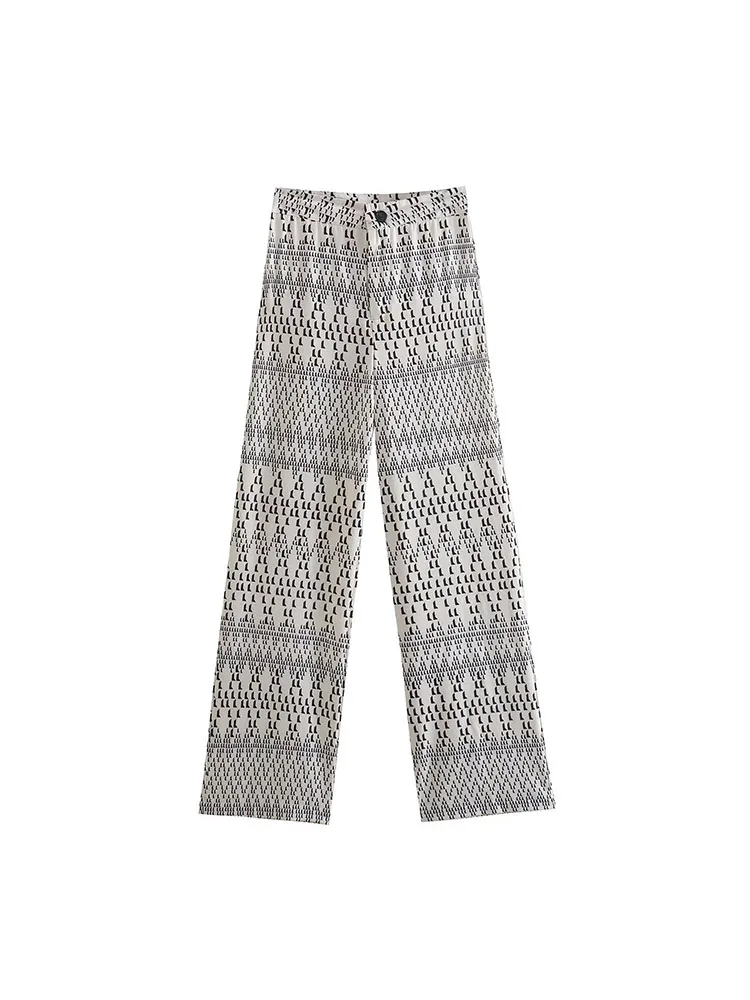 

Elegant Cropped Loose Pants & Capris