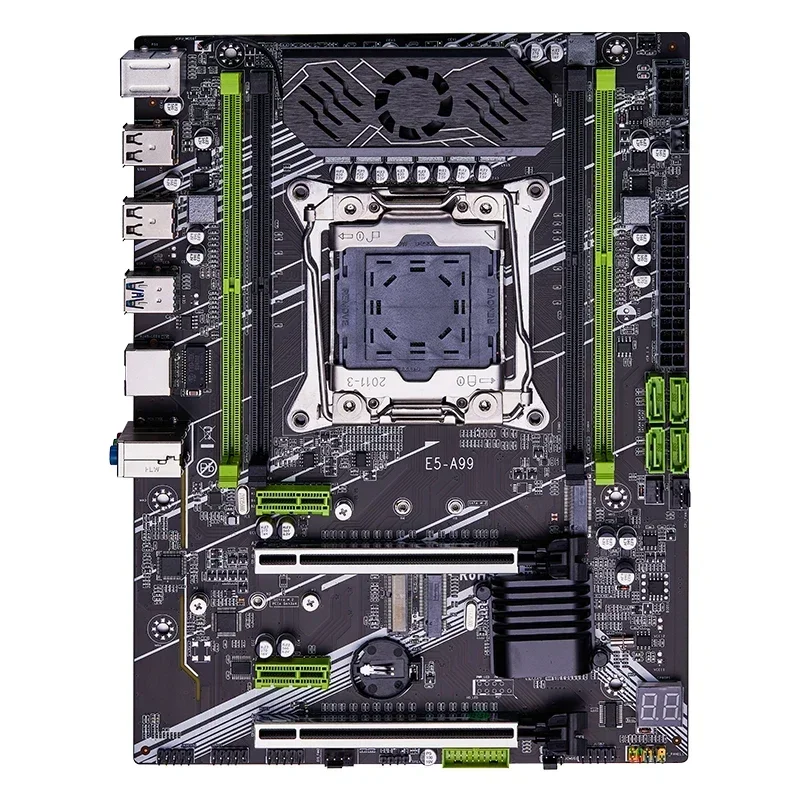 QIYIDA X99 комплект материнской платы xeon LGA2011-3 E5 2680 V4 4*8 ГБ = 32 Гб 3200 МГц 4 канала DDR4 SATA 3 0