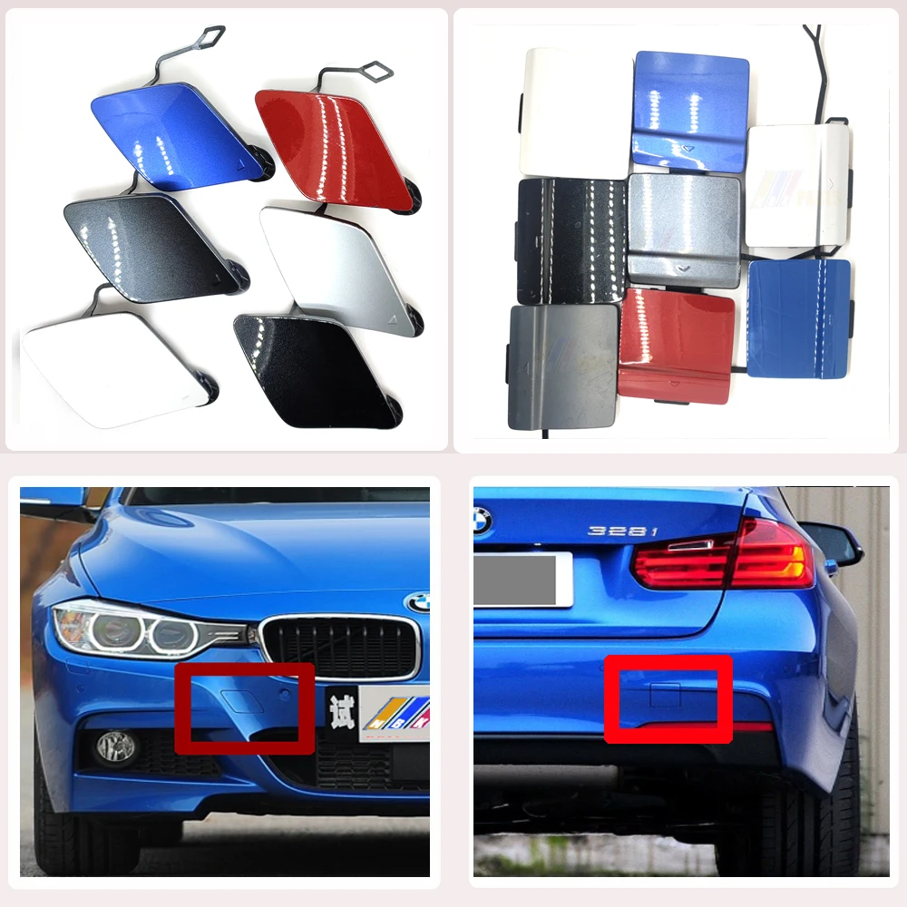Oryginalne holowniczy pokrywa dla w wieku 13-18 BMW3 F30 M-SPORT Sedan Saloon 316d 318dX 320i 328d 328dX 328i 330dX 335iX przednie i tylne