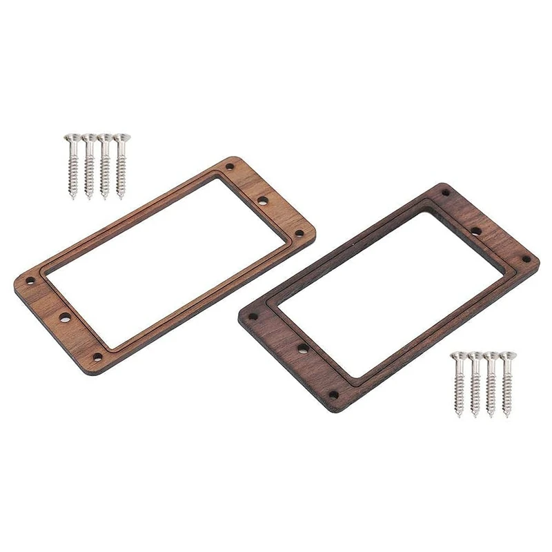 

1 Pcs Electric Guitar Support Parts Scratchplate Bracket With Nut Screws & 2Pcs Humbucker Guitar Pickup Frame Pickup