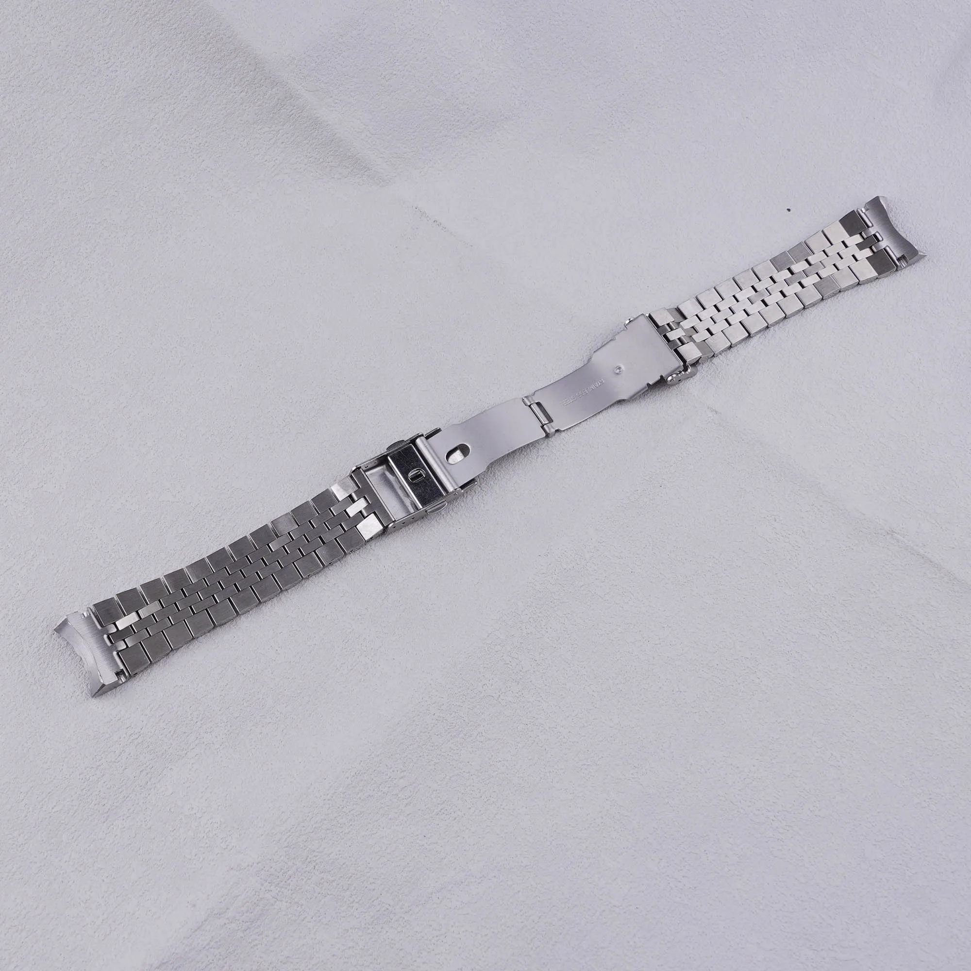 Фото Для Seiko Sea Urchin SNZF13 SNZF15 SNZF17 SNZF19 22 мм твердый изогнутый конец из нержавеющей стали серебряный ремешок для часов браслет от Rolamy №3