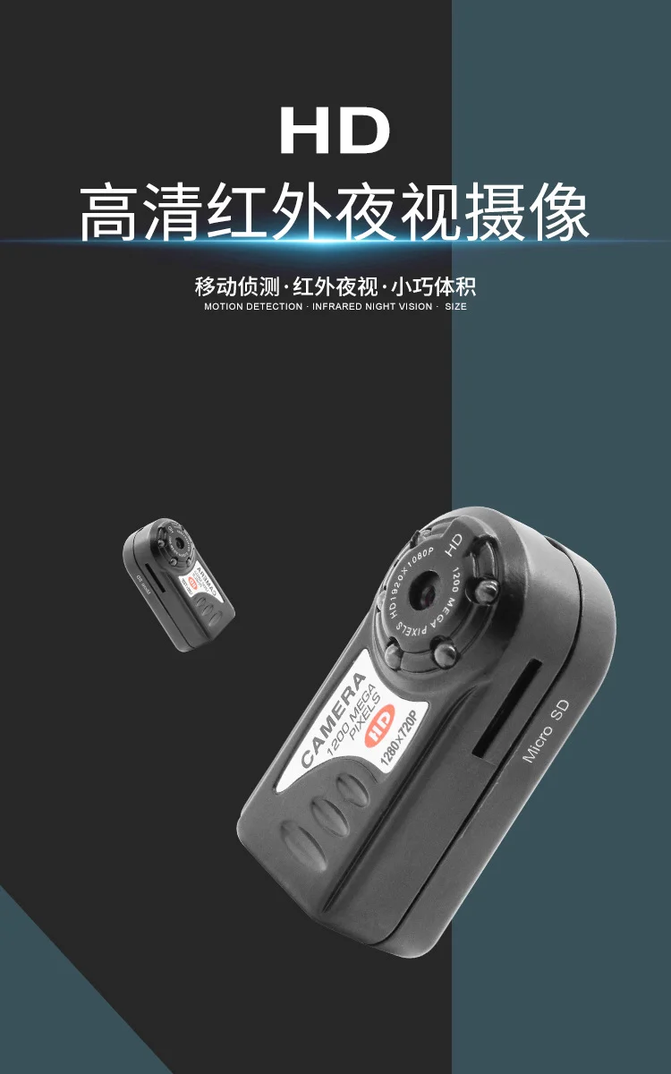 

720P HD portable Mini Camcorders necklace recording pen sport mini camera 128GB video monitor surveillance camera