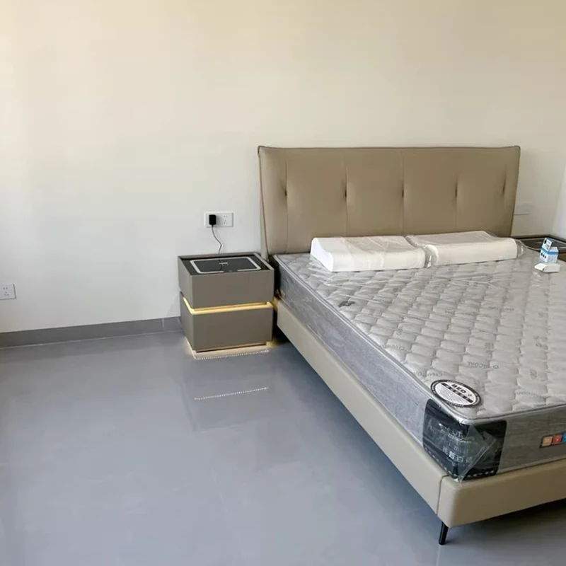 Американские умные тумбочки из массива дерева простая современная мебель для