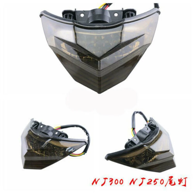 

For Kawasaki Ninja 250 250R 300 2013 2014-2017 Motorcycle LED Rear Tail Stop Light Brake Lamp Flasher Running Turn Signal Blinke