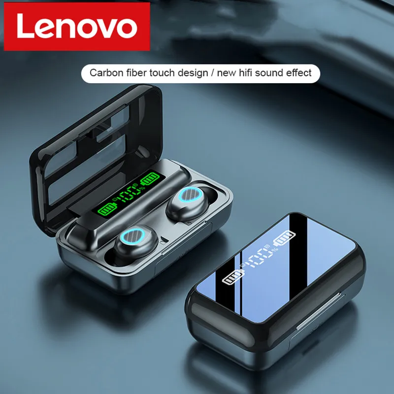 

Lenovo Wireless Noise Cancelling Headset Bluetooth 5.1 Touch Sport Waterproof Earbuds TWS Inear Earbuds For Android IOS With Mic