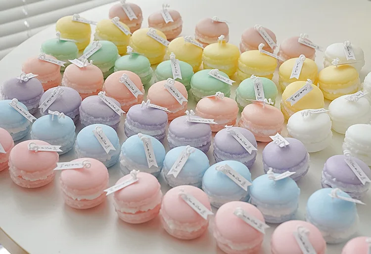 Ароматические свечи для макарон торта натуральный соевый воск ароматическая