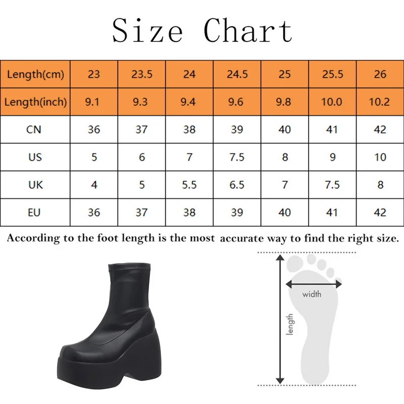 Женские ботинки до середины икры высокие мотоциклетные на массивной платформе