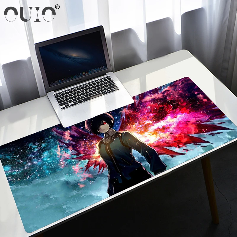 

Tokyo Ghoul Gaming Play Mats Mousepad Anime Cartoon XL Large Size Gamer Mouse Pad Big Keyboard Desk Computer PC Mat Notbook Pad