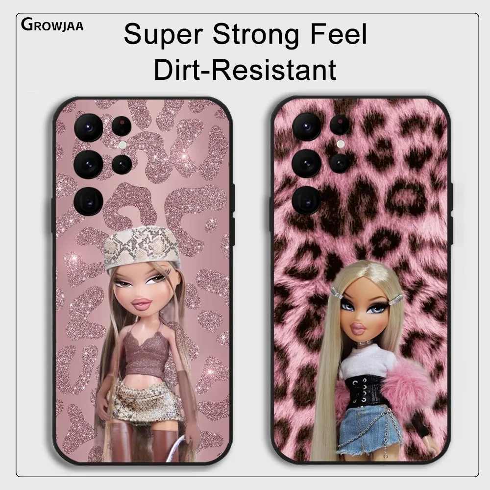 Модный чехол для телефона D-Doll Bratz Samsung Galaxy S24 Ultra S22 S23 S21 S20 5G защитный силиконовый из
