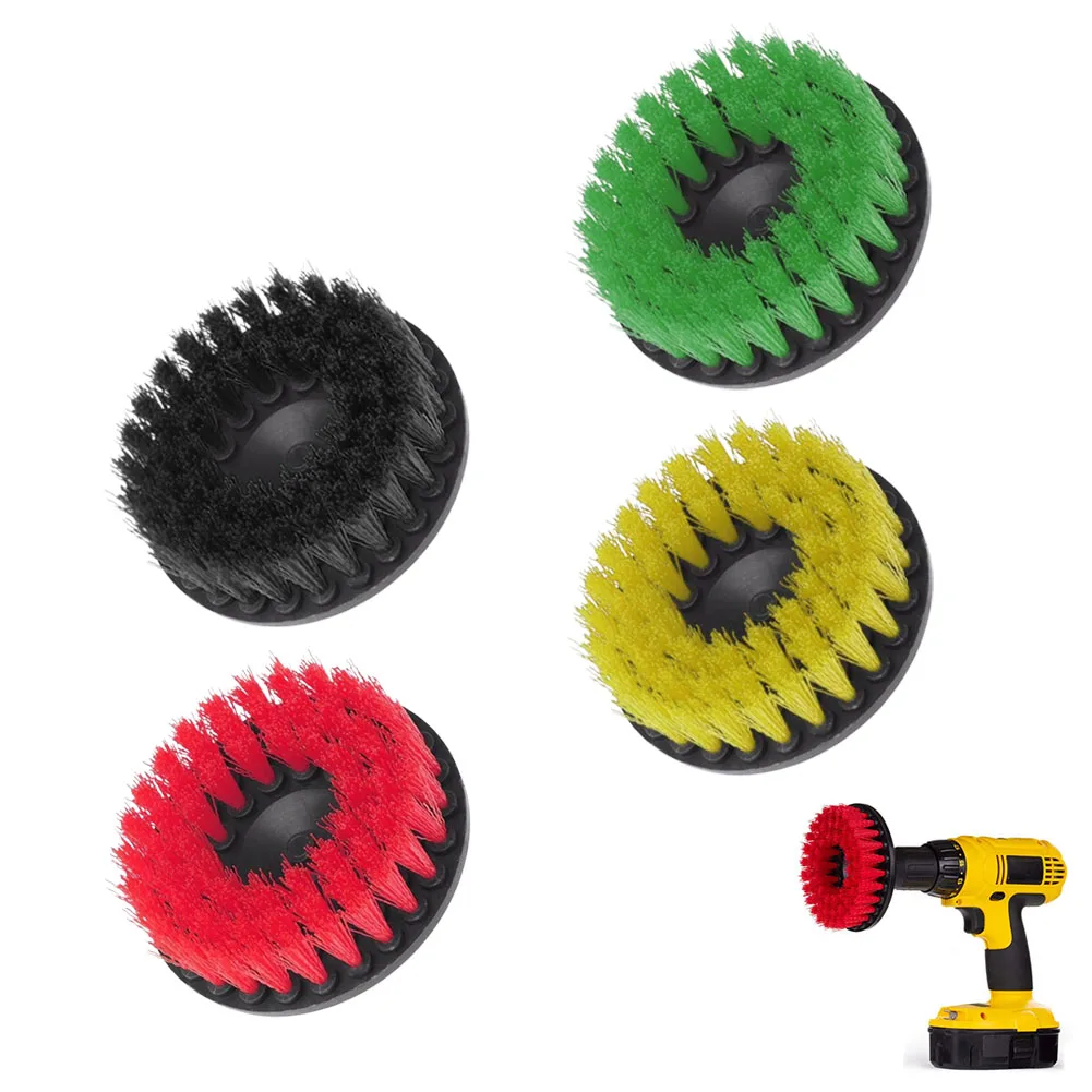 

1*Car Cleaning Brush Electric Drill Soft Brush For Power Scrubber Stiff Scrub Brush Bit Pad Bathroom Tile Cleaning