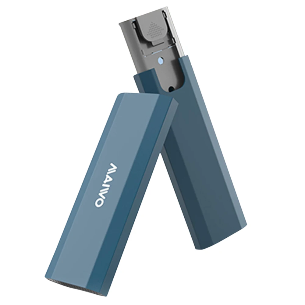 

K1690S M.2 NGFF Mobile Hard Disk Enclosure Type-c3.1 5Gbps Dual Interface Cable External Chassis Adapter for 2230 2242 2260 2280