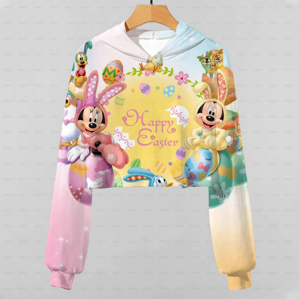 

Платье с капюшоном для девочек, с длинным рукавом и принтом Микки Мауса