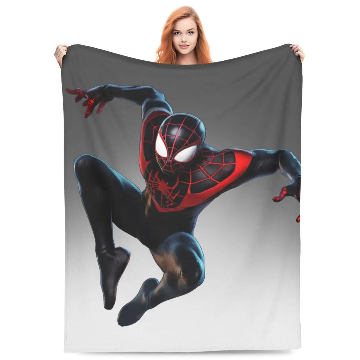 Одеяло Человек-паук Marvel теплое мягкое новое плюшевое одеяло для улицы