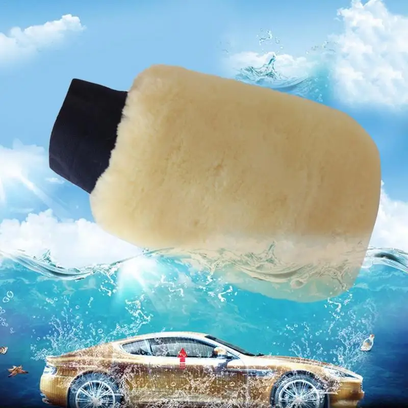 

New Car Cleaning Car Brush Cleaner Microfiber Plush Car Styling Car Detailing Soft Wash Mitten Car Washing Gloves Cleaning Brush