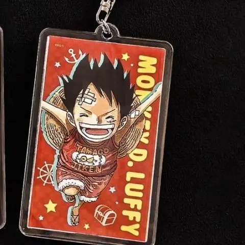 Фото Брелок One Piece: детская версия, аниме-стиль, Эйс, Сабо, Луффи, акриловый брелок, кавайный брелок-кольцо, подвеска для сумки, украшение, аксессуар, подарок №2