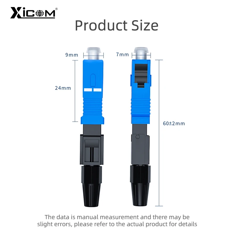 UPC/APC FTTH Fiber Optic Fast Connector SC Single Mode Fiber Optical Adapter Cold Connection Quick Field Assembly FTTH Fiber