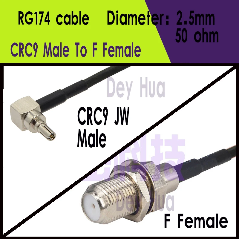 

100/50/10 шт. TS9 «папа» — «мама» CRC9 «папа» — «мама» F RF разъем RG316 RG174 15 20 25 см полностью медный высокочастотный разъем