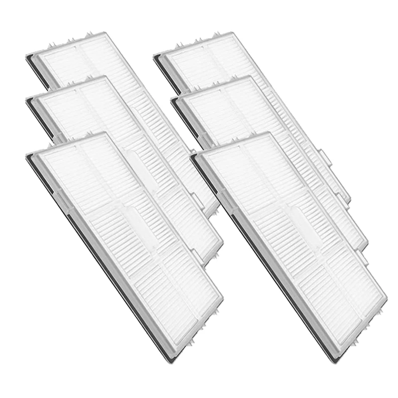 

6 Pack Vacuum Filters Replacement For Roborock Xiaomi T7S T7S Plus S7 Hard Floor Washable Filters Accessories