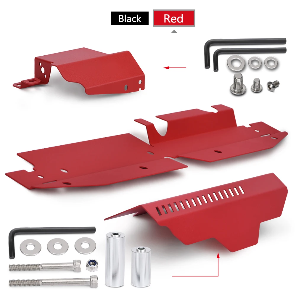 Кожух охлаждающей пластины радиатора и крышка ремня шкива соленоида управления