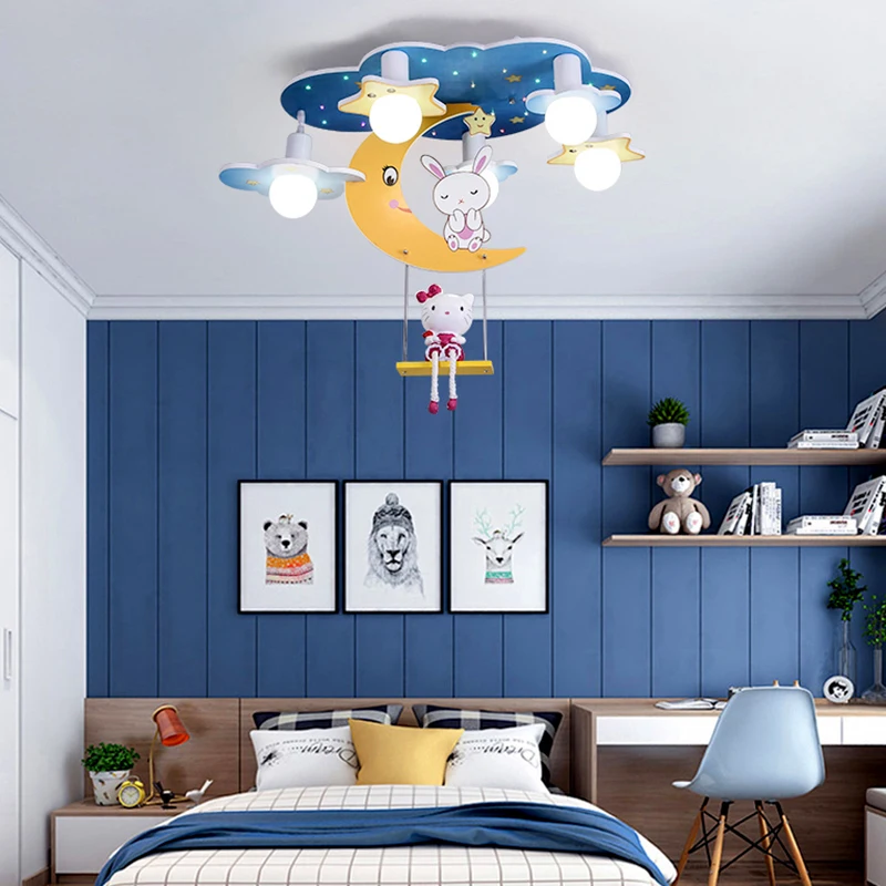 

Люстра Светодиодная художественная Подвесная лампа, комнатный декор, Современная декоративная лампа для детской, столовой, Потолочный Интерьер в помещении, лофт