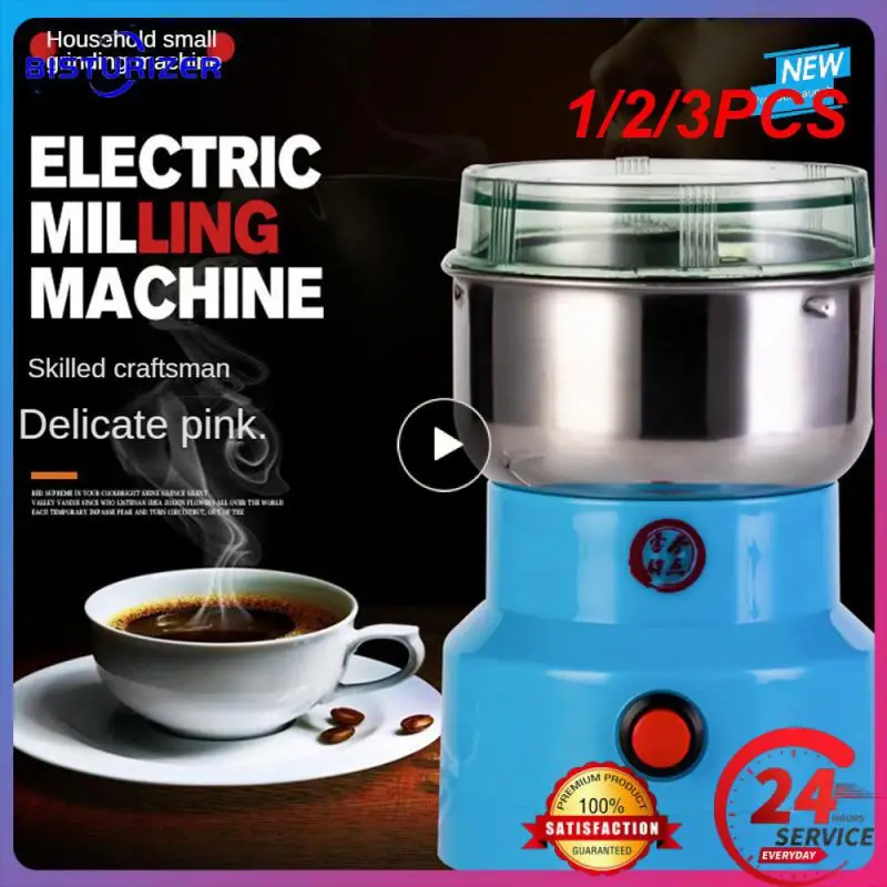 

1/2/3PCS Electric Coffee Grinder Kitchen Cereal Nuts Beans Spices Grains Machine Mini Electric Food Chopper Processor Mixer