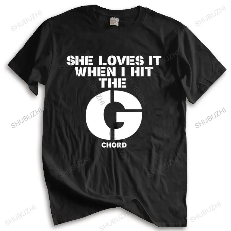 

Cotton Tshirt Men Crew Neck Tops Hit The G chord Men's Premium T-Shirt cotton t-shirt Unisex Teeshirt Euro Size