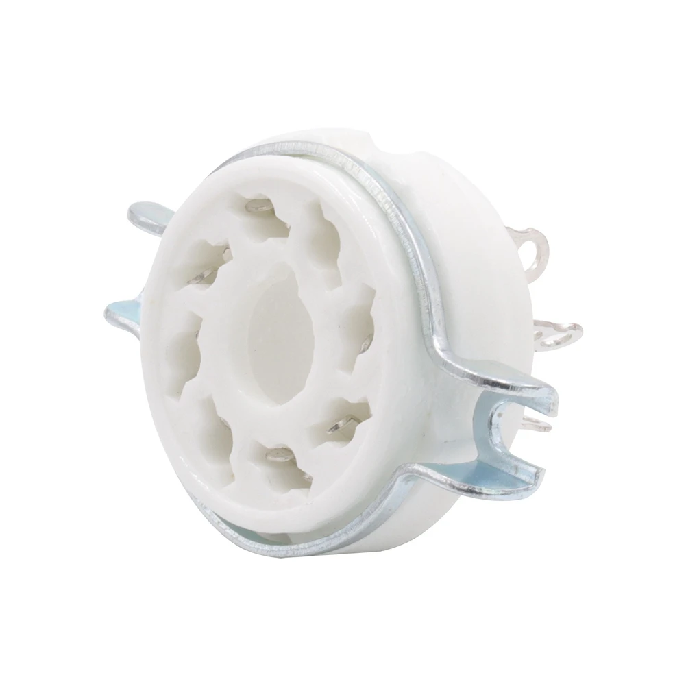 10 шт. 8-контактные восьмеричные керамические розетки K8A для крепления на шасси KT88