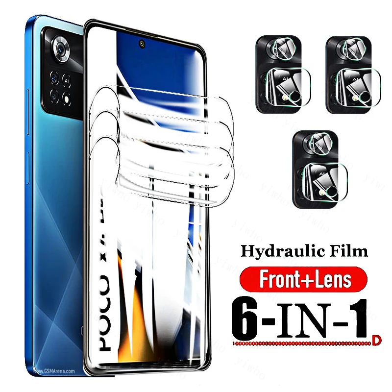 

Гидрогелевая пленка Poco X4 Pro M4 Pro 5G, Защита экрана для Xiaomi Pocco X3 GT NFC M3 F3 Poxo Poko pocophone X3 Pro, стекло для объектива