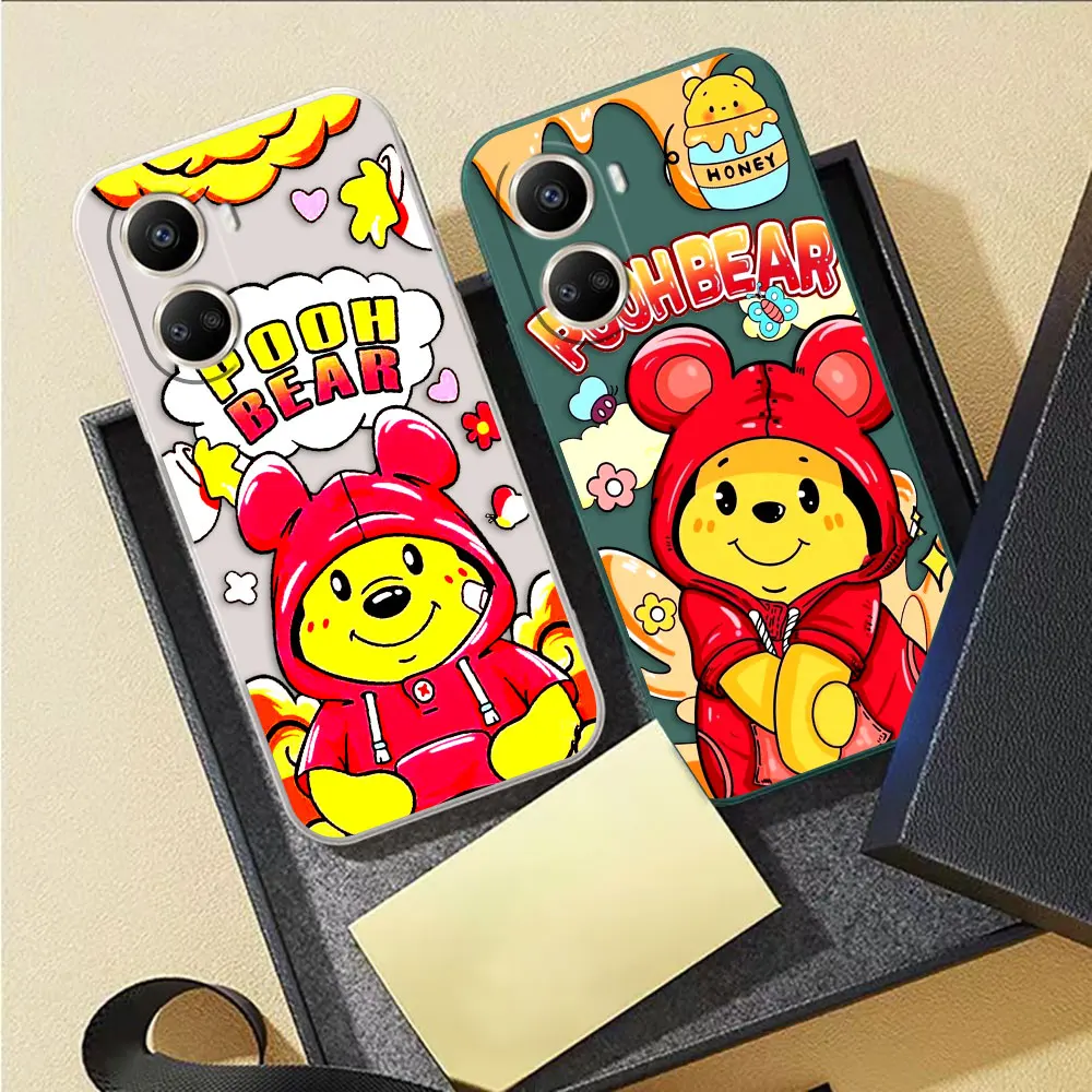 Забавный чехол для телефона P-Pooh B-Bear Huawei NOVA 9 8 7 6 5I 5 4 3 3I 2 SE Y70 Y7 Y9 2019 PRO PLUS