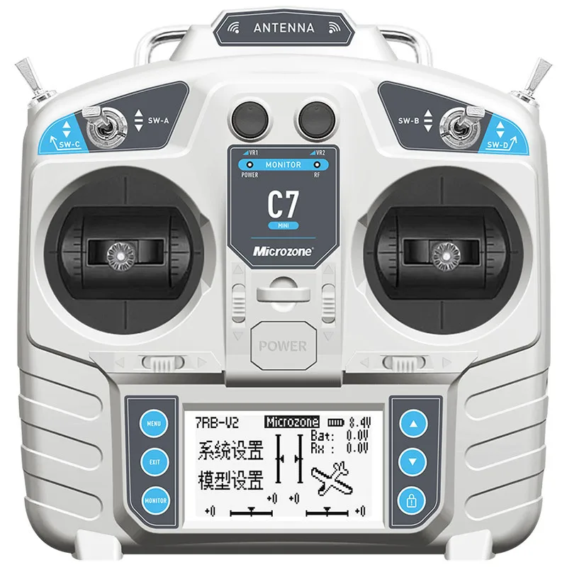 MC7 remote control mini 8-channel 2.4g model aircraft receiver can be equipped with four axle vehicle and vessel models 6C