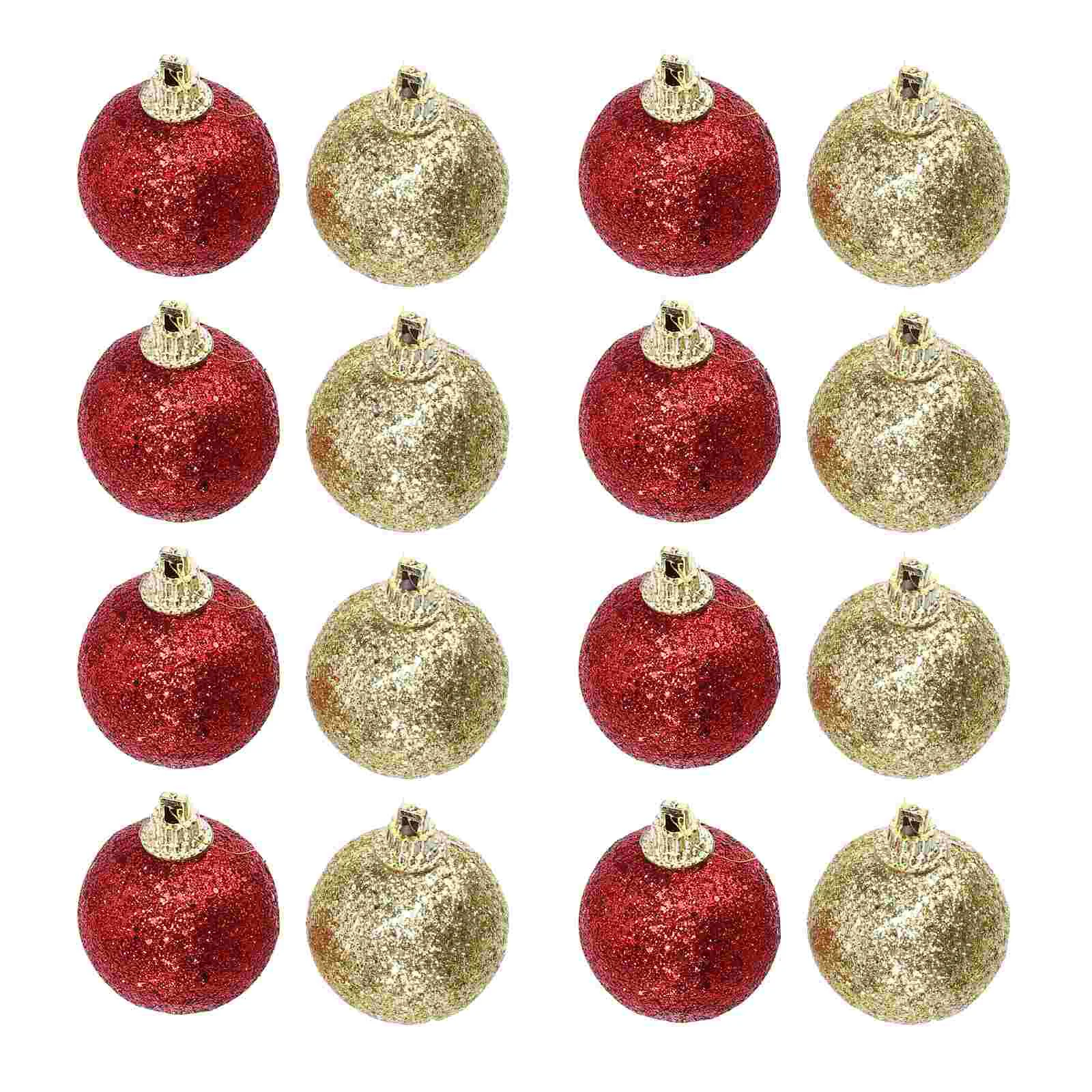 

32Pcs Xmas Glitter Balls Christmas Balls Christmas Ornaments Party Supplies