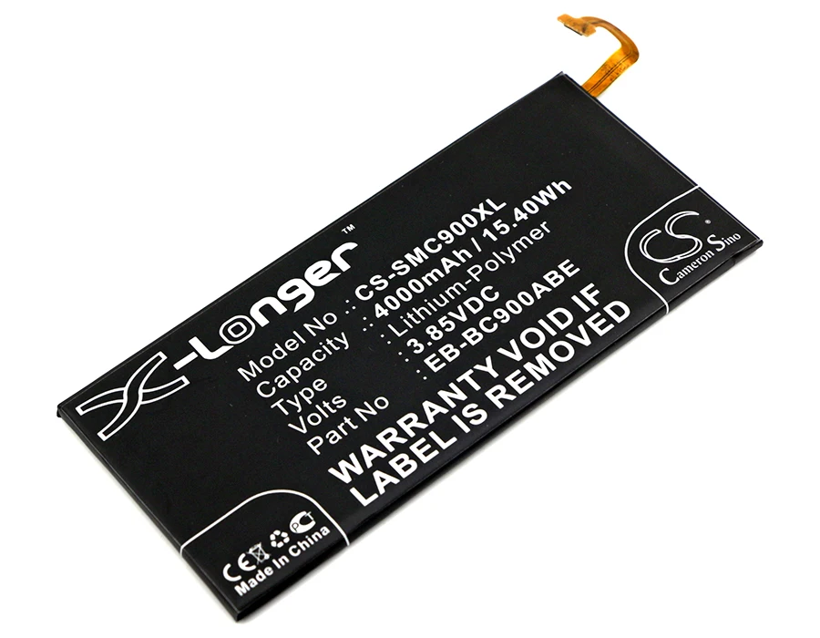 

Cameron Sino Mobile SmartPhone Replacement Li-Polymer Battery 4000mAh For EB-BC900ABA Samsung Galaxy C9 Pro, Galax Free Tools