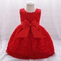 luxurious flower girl wedding dress 1st birthday vestidos kids party ball gown toddlers summer frocks infant carnival clothes
