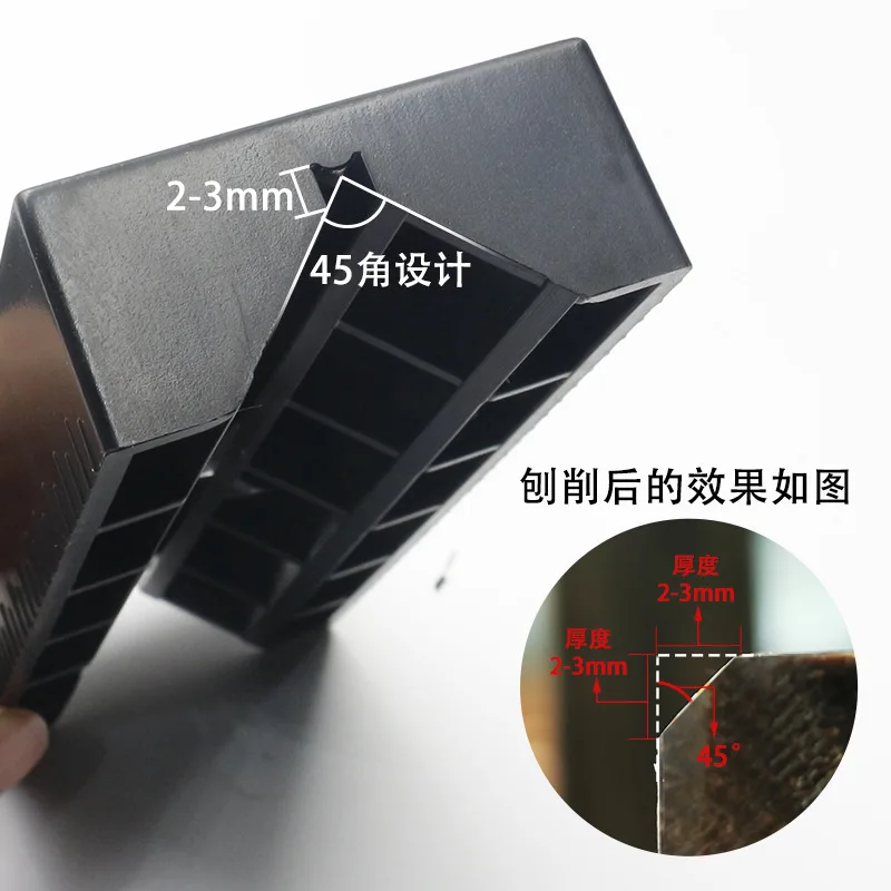 

Polyester Fiber Sound-Absorbing Panel Gypsum Board Chamfering Plane 45 Degrees Trimming Angle Edge Seam Chamferer Wood Plane