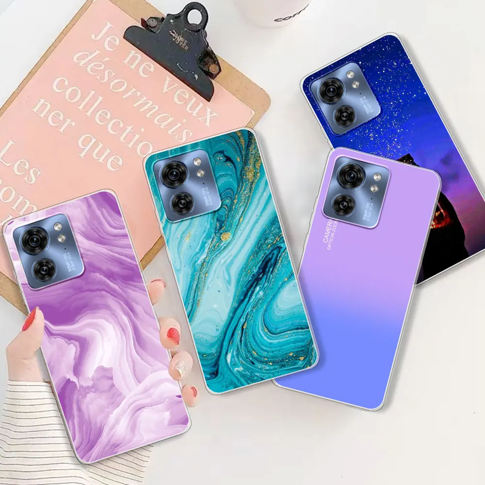 Чехол для Moto Edge 40 Pro чехол Motorola XT2303-2 прозрачный мягкий силиконовый из ТПУ Neo Coque