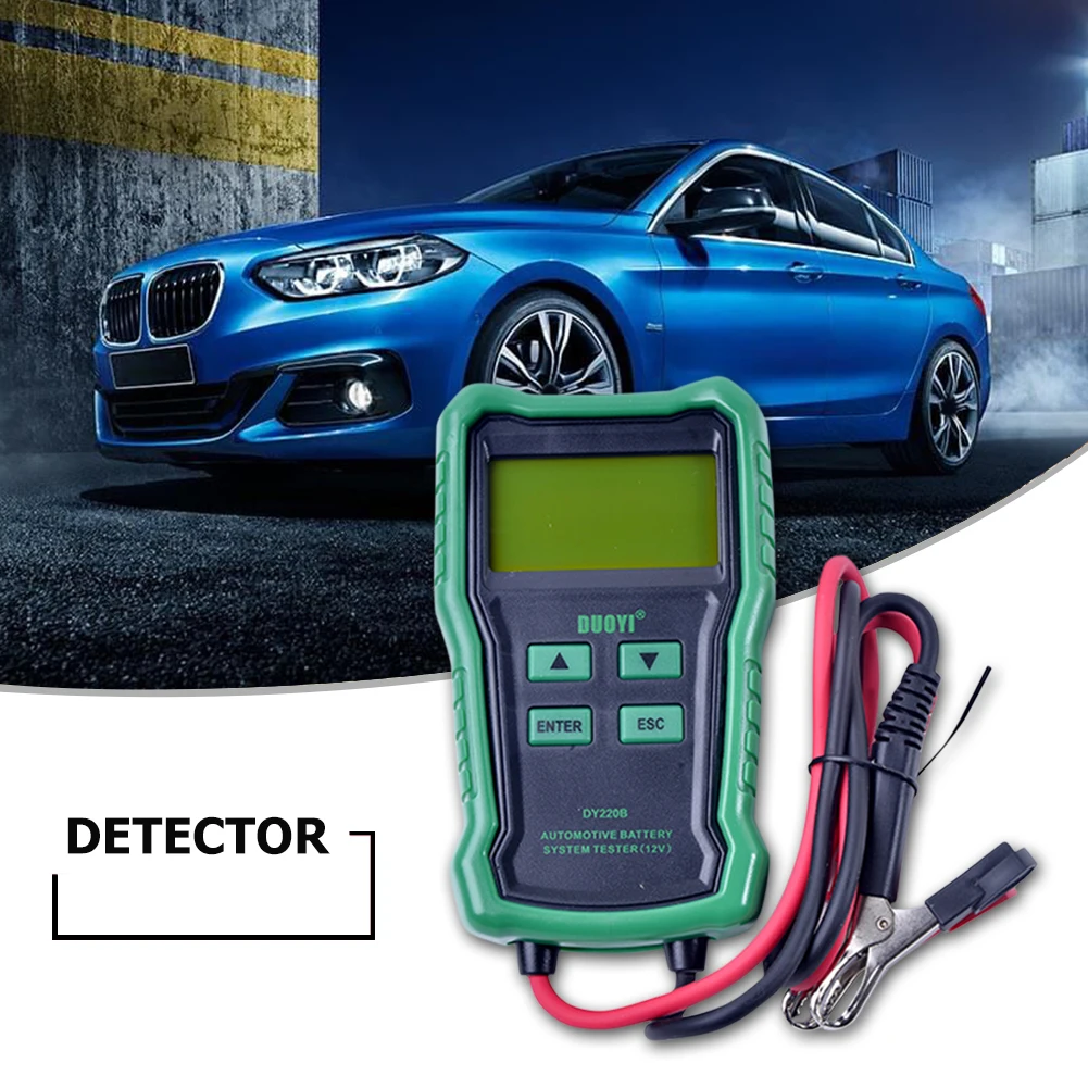 

Car Battery Tester 12V 100- 2000 3- 220 AH Cranking Charging Circut Tester Battery Analyzer 12 Volts Battery Tools