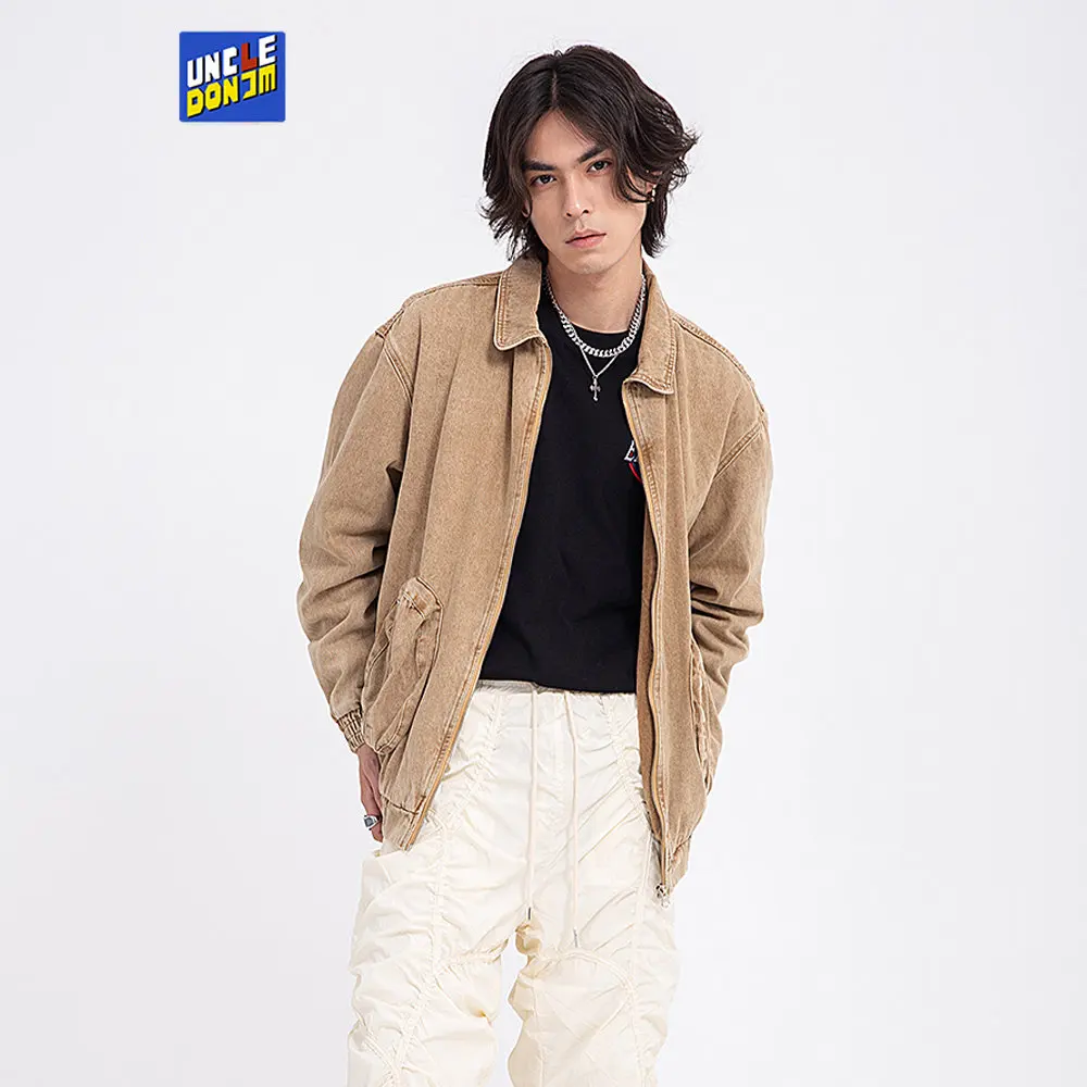 

Vintage Jean Jacket Men Distressed Denim Jacket Men Clothing Streetwear Jacket 2022 Outerwear & Coats Cowboy Jacket