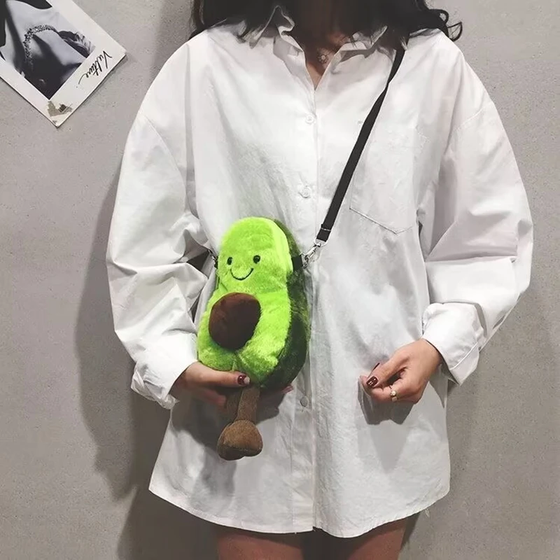 Cartoon plush Crossbody bag cute girl Shoulder Bag Kids Keys Coin Purse student Stuffed Toy Mini Backpack Kawaii Satchel