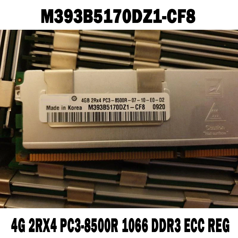 1 шт., 2 шт., Φ 4G 2RX4 Φ 1066 DDR3 ECC REG для серверной памяти Samsung