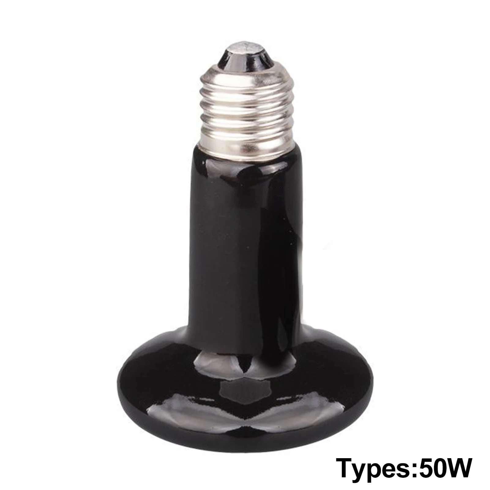 

E27 Animals Amphibians 25W 50W 75W 100W For Reptile Coop Brooder No Light Lizard Pet Ceramic Heating Lamp Turtle Black Aquarium